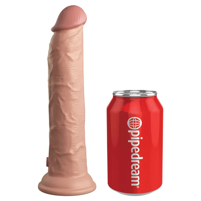 King Cock Elite 9 Inch Dual Density Vibrating Cock Flesh Pink PipeDream Dildos King Cock Elite 9 Inch Dual Density Vibrating Cock Flesh Pink PipeDream Dildos