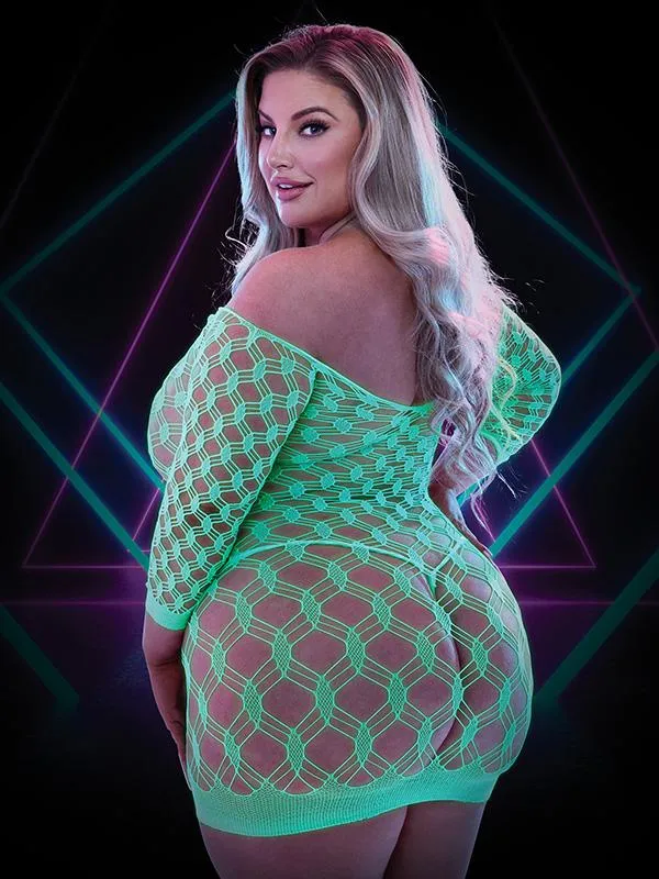 Lapdance Lingerie Female Sex Toys Lapdance Glow In The Dark Mini Dress with Sleeves Q Lapdance Lingerie Female Sex Toys Lapdance Glow In The Dark Mini Dress with Sleeves Q
