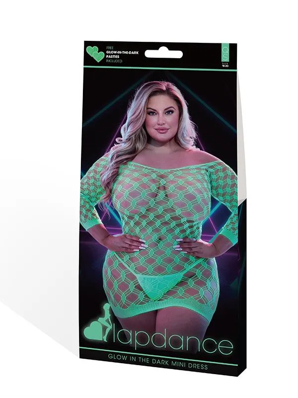 Lapdance Lingerie Female Sex Toys Lapdance Glow In The Dark Mini Dress with Sleeves Q Lapdance Lingerie Female Sex Toys Lapdance Glow In The Dark Mini Dress with Sleeves Q