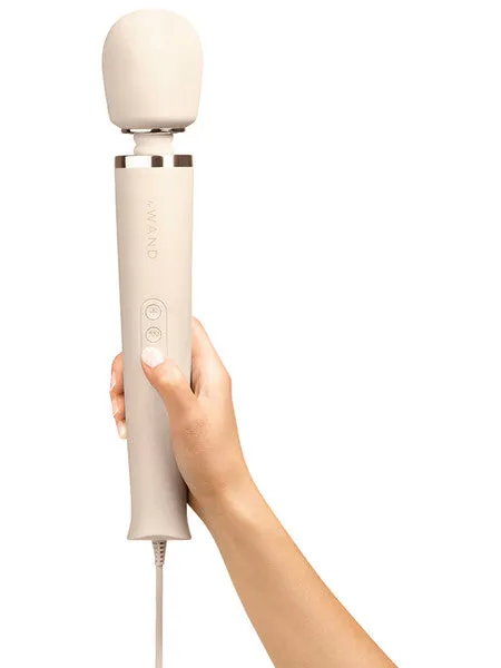 Le Wand Le Wand Powerful PlugIn Vibrating Massager Cream Female Sex Toys