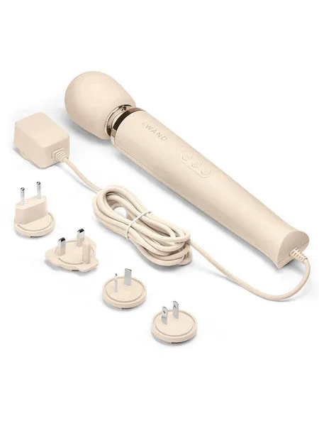 Le Wand Le Wand Powerful PlugIn Vibrating Massager Cream Female Sex Toys