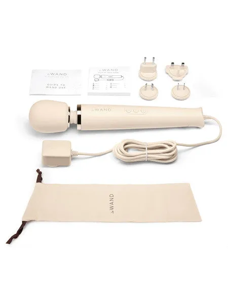 Le Wand Le Wand Powerful PlugIn Vibrating Massager Cream Female Sex Toys