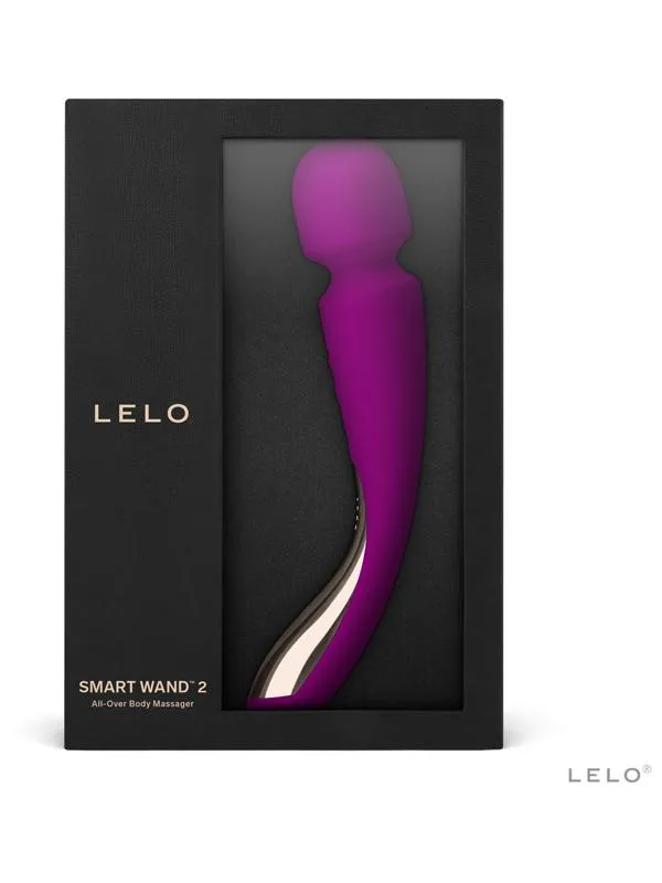 Lelo Vibrators Smart Wand 2 Medium Deep Rose Lelo Vibrators Smart Wand 2 Medium Deep Rose