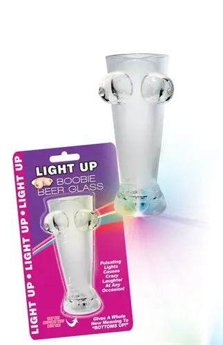 Light Up Boobie Beer Glass Hott Products Dildos