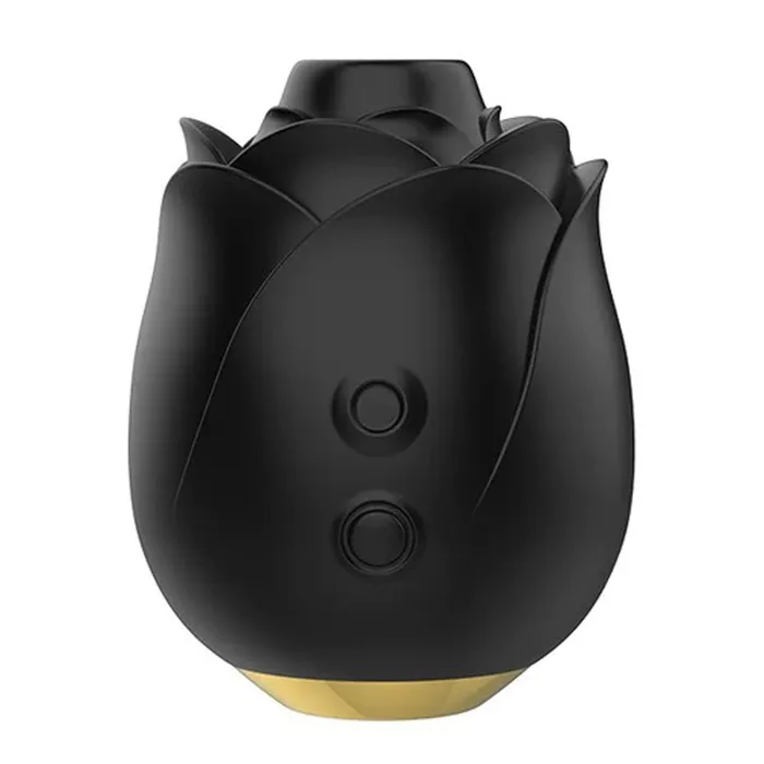 Lovehoney Fifty Shades Vibrators Fifty Shades of Grey Black Rose Silicone Clitoral Suction Stimulator Black