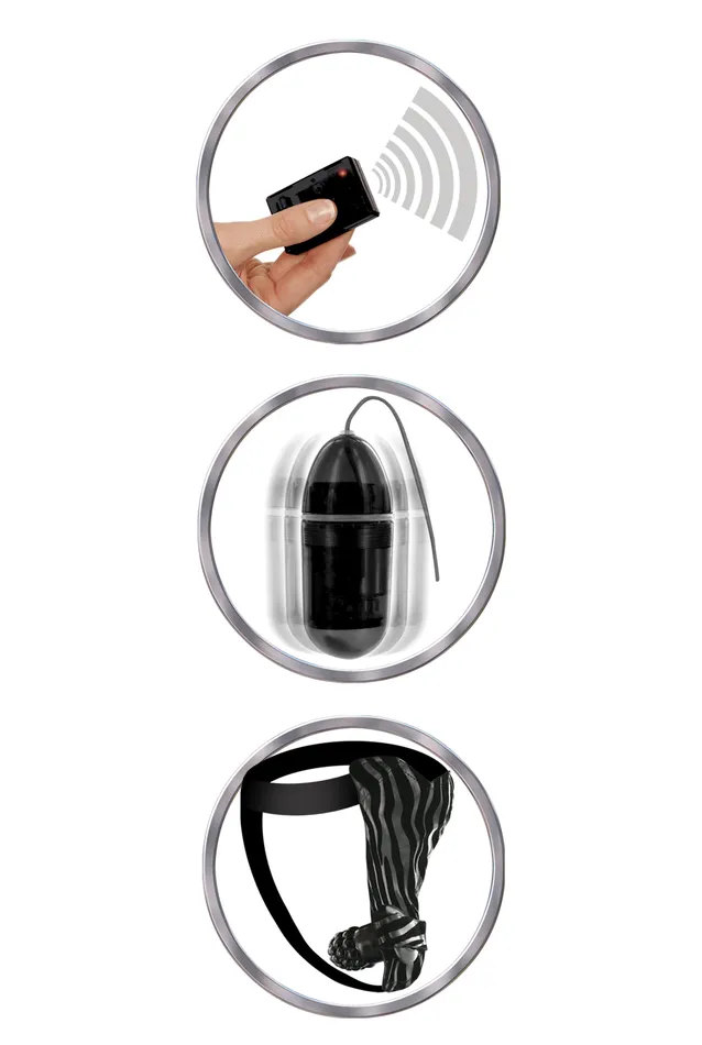 LuvMyToyz Fetish Fantasy Series Remote Control Fantasy Panty Black Female Sex Toys LuvMyToyz Fetish Fantasy Series Remote Control Fantasy Panty Black Female Sex Toys