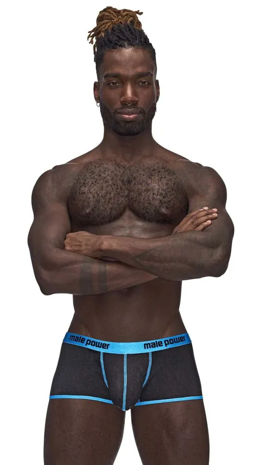 Male Power Anal Casanova Uplift Mini Shorts Medium Blackblue