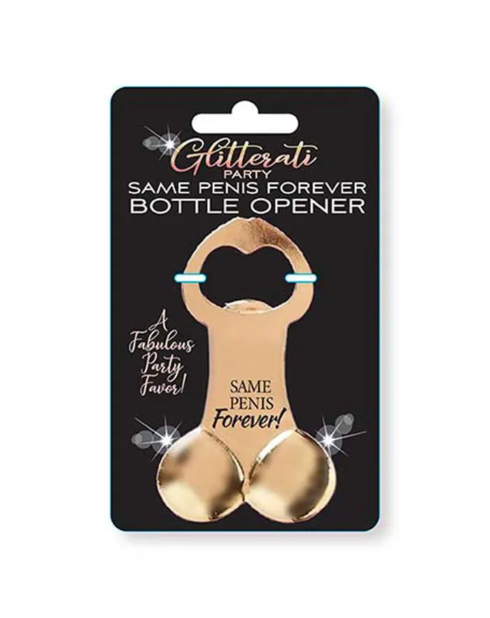 Male Sex Toys Gliterati Penis Bottle Opener Little Genie