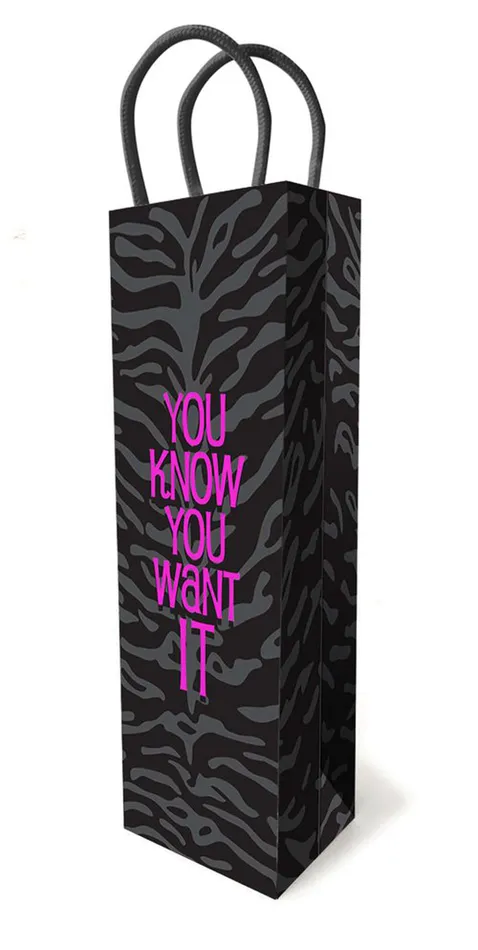 Male Sex Toys Little Genie You Know You Want It Gift Bag