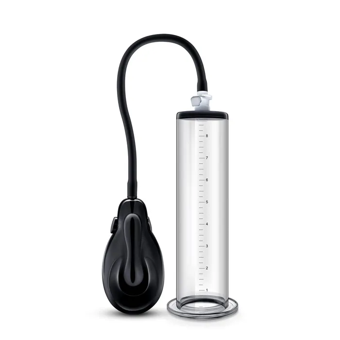 Male Sex Toys Performance Vx9 Auto Penis Pump Clear Blush