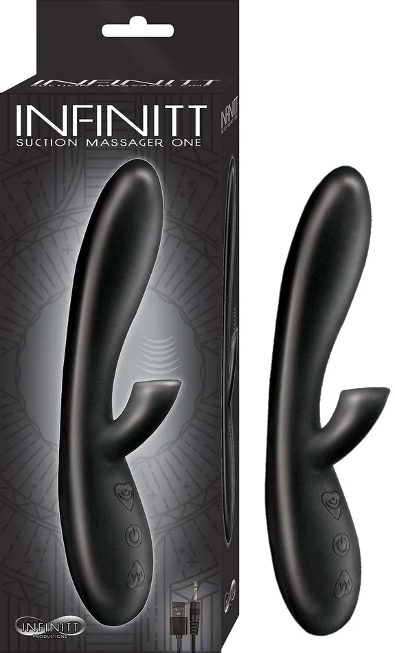 Nasstoys Anal Infinitt Suction Massager One Black