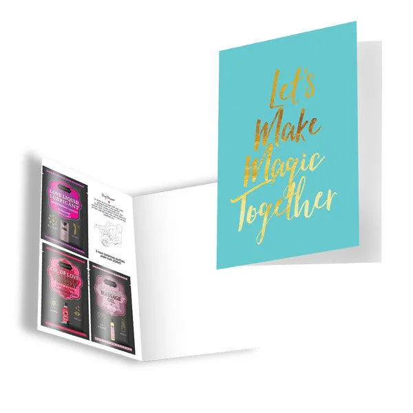 Naughty Notes Greeting Card Lets Make Magic Together Kama Sutra Products Vibrators
