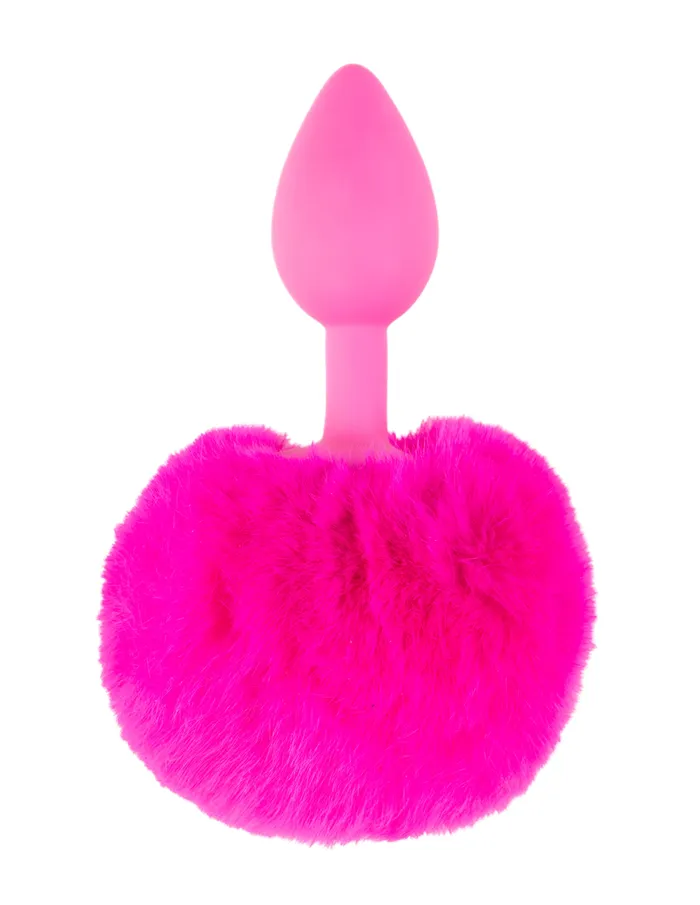 Neon Bunny Tail Pink Pipedream Vibrators