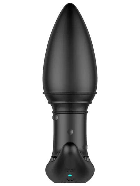 Nexus Male Sex Toys B STROKER Unisex Massager with Unique Rimming Beads Black