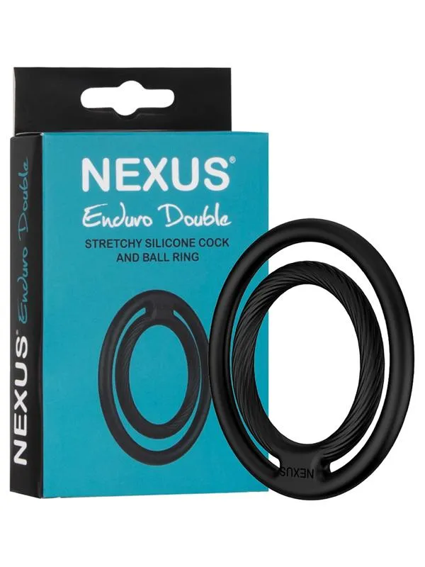 Nexus Nexus Double Enduro Silicone Cock And Ball Ring Male Sex Toys Nexus Nexus Double Enduro Silicone Cock And Ball Ring Male Sex Toys