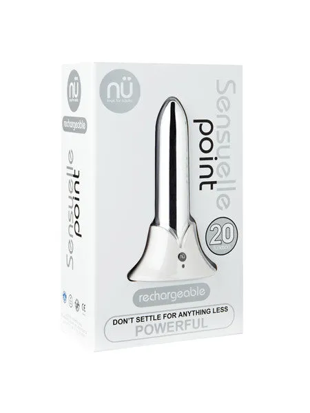 Novel Creations Vibrators NU Sensuelle Point 20 Function V2 Silver