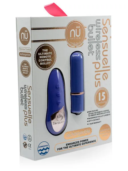 Novel Creations Vibrators Nu Sensuelle RC Wireless Bullet Plus Ultra Violet