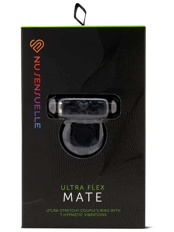 Novel Creations Vibrators NU Sensuelle Ultra Flex Mate Ring 7 Function Black Novel Creations Vibrators NU Sensuelle Ultra Flex Mate Ring 7 Function Black