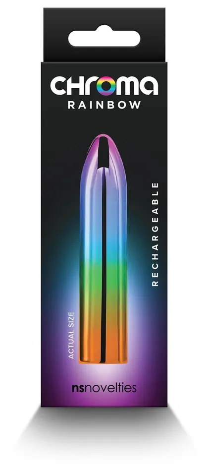 NS Novelties Chroma Rainbow Medium Female Sex Toys NS Novelties Chroma Rainbow Medium Female Sex Toys