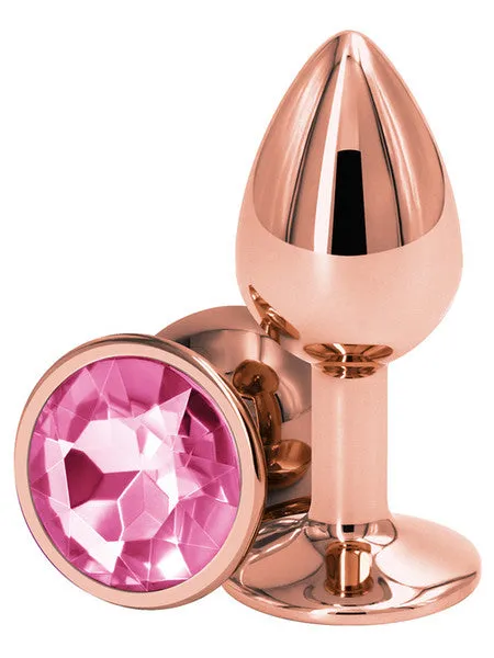 NS Novelties Vibrators Rear Assets Rose Gold Small Pink
