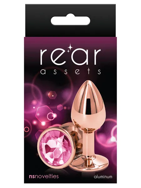 NS Novelties Vibrators Rear Assets Rose Gold Small Pink