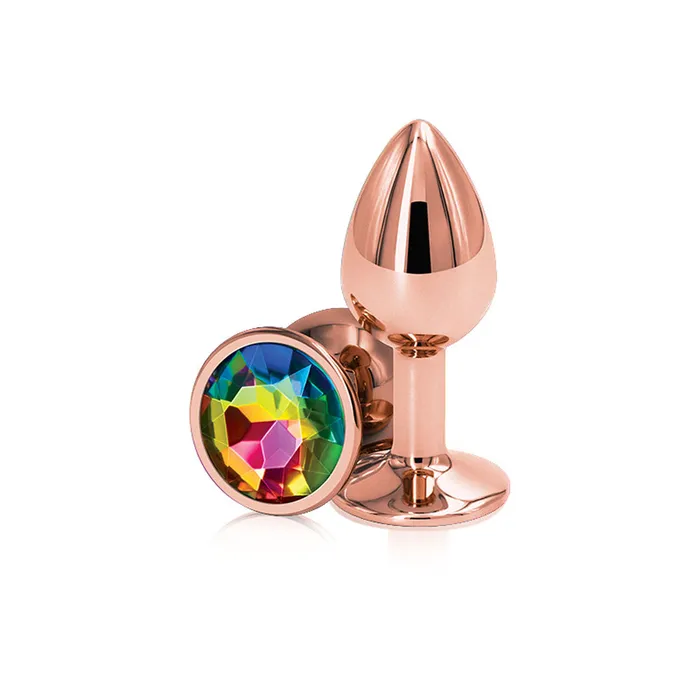 nsnovelties Anal Rear Assets Rose Gold Small Rainbow