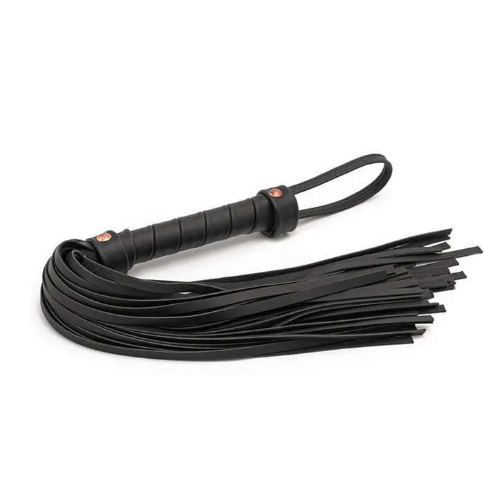 nsnovelties Bondage Couture Flogger Black Anal