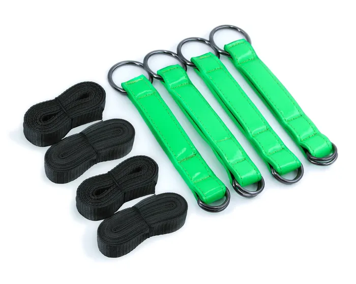 nsnovelties Electra Play Things Tie Down Straps Green Couples
