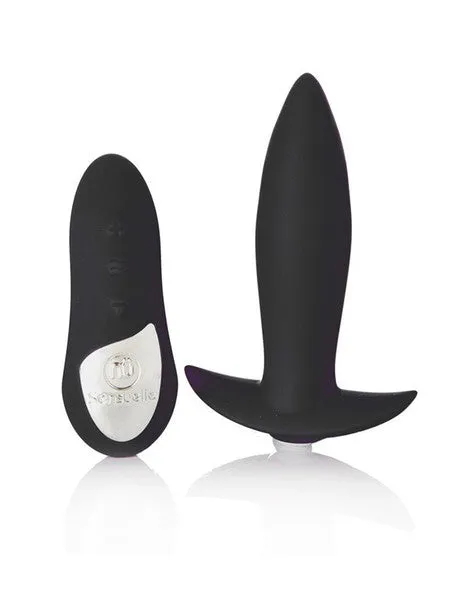NU Sensuelle Remote Control Mini Plug Black Novel Creations Anal