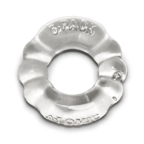 Oxballs 6Pack Cockring Atomic Jock Clear Anal