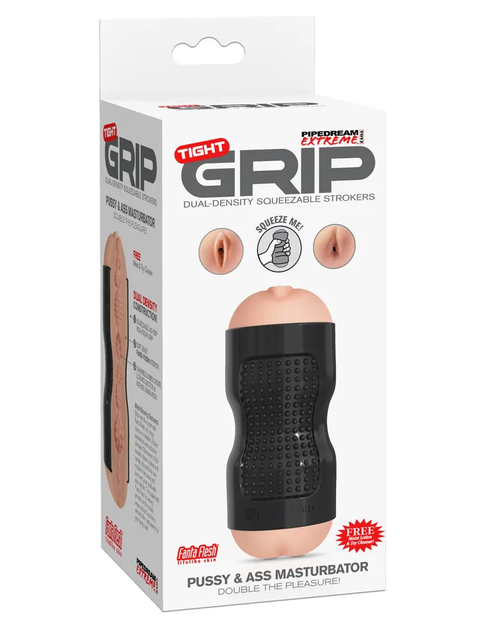 PDX Brands Male Sex Toys Pipedream Extreme Tight Grip Pussy and Ass Masturbator PDX Brands Male Sex Toys Pipedream Extreme Tight Grip Pussy and Ass Masturbator
