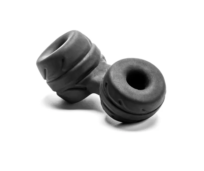 Perfect Fit Silaskin Cock Ball Ring and Stretcher Black Male Sex Toys