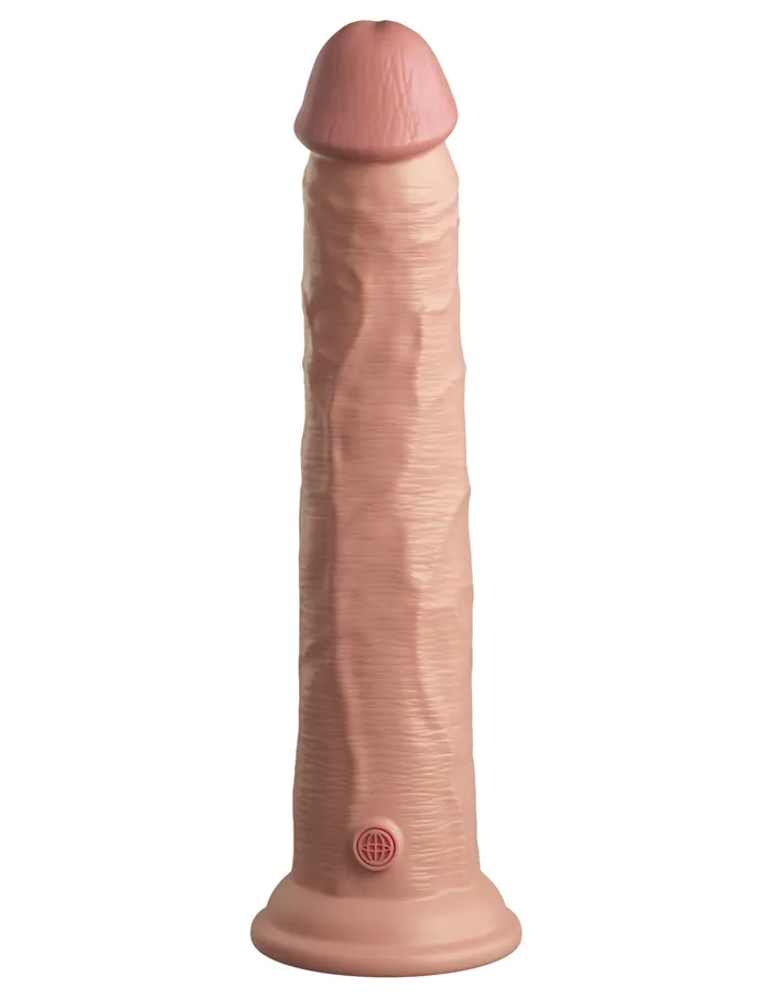 Pipedream Dildos King Cock Elite 10 Inch Dual Density Silicone Cock Light