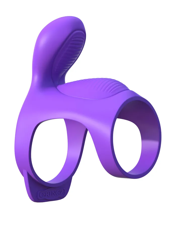 Pipedream Fantasy CRingz Ultimate Couples Cage Purple Vibrators