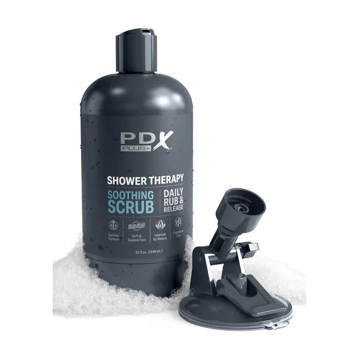 PipeDream Male Sex Toys PDX Discreet Shower Soothing Scrub Masturbator