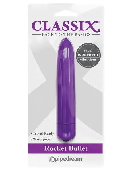 Pipedream Products Classix Rocket Bullet Purple Vibrators