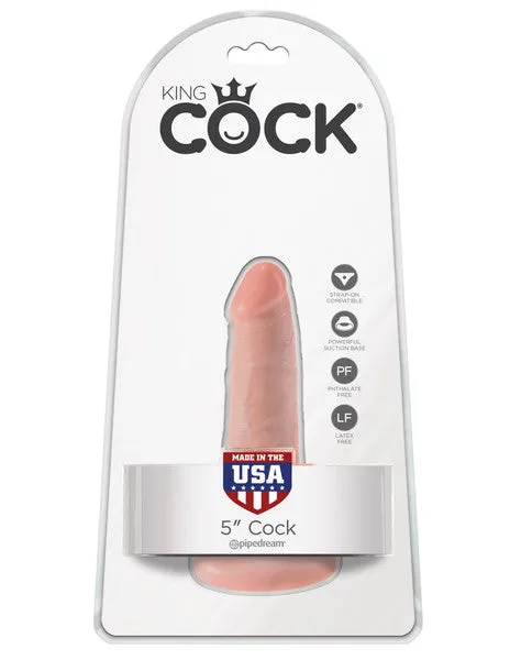 Pipedream Products Dildos King Cock 5 in Cock Flesh