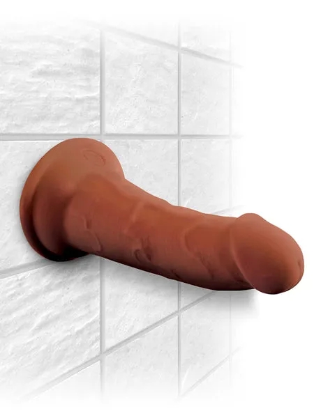 Pipedream Products Dildos King Cock Plus 6 in Triple Density Cock Brown Pipedream Products Dildos King Cock Plus 6 in Triple Density Cock Brown