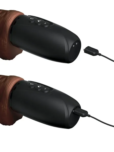 Pipedream Products Dildos King Cock Plus 75 in Thrusting Cock with Balls Brown Pipedream Products Dildos King Cock Plus 75 in Thrusting Cock with Balls Brown