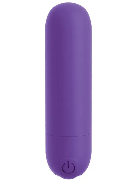 Pipedream Products Female Sex Toys OMG Bullets Play Rechargeable Vibrating Bullet Purple