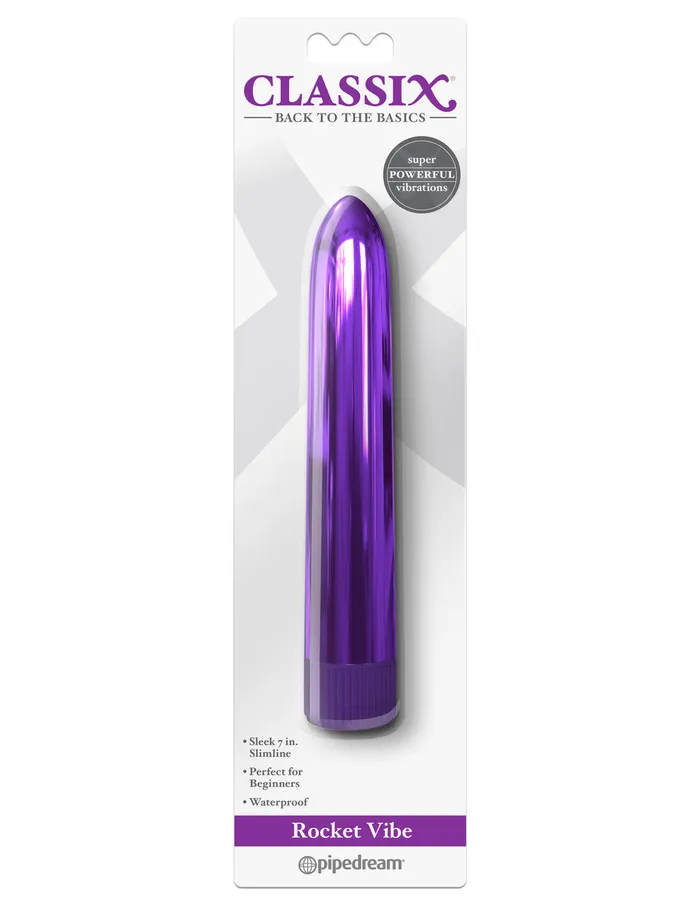 Pipedream Products Vibrators Classix Rocket Vibe Purple