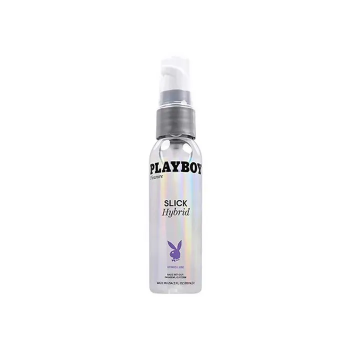 Playboy Lubricants Playboy Pleasure Slick Hybrid Lubricant 2 Oz