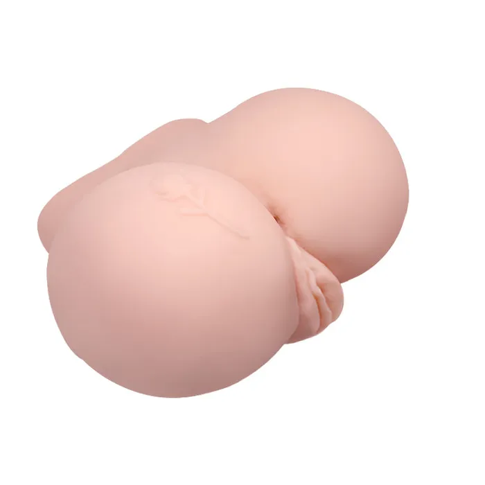 Pretty Love Male Sex Toys Crazy Bull the Realistic SkinLike Texture Vagina and Anal Masturbator Vibration and Doubled Entrance