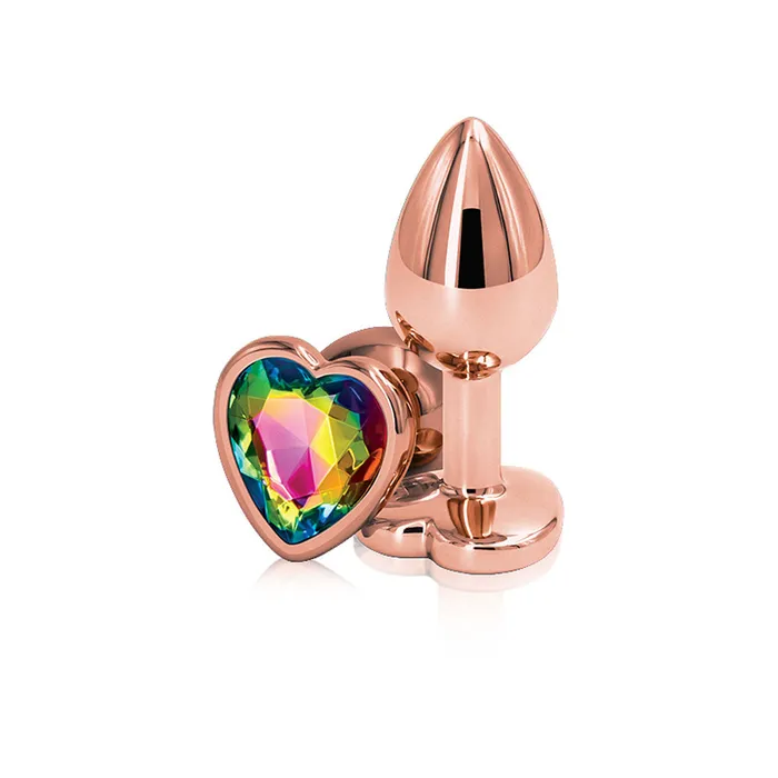 Rear Assets Rose Gold Heart Small Rainbow nsnovelties Anal