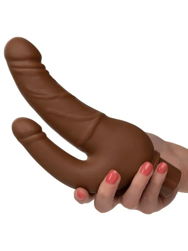Rechargeable Power Stud Over and Under Brown CalExotics Male Sex Toys Rechargeable Power Stud Over and Under Brown CalExotics Male Sex Toys