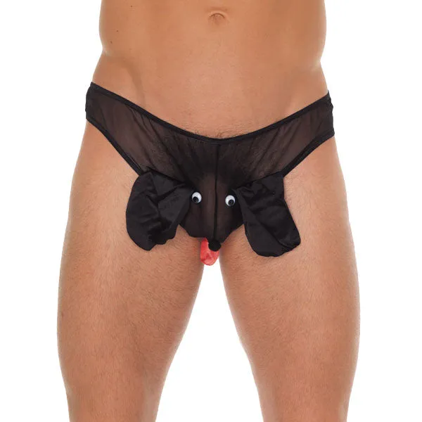 Rimba Anal Mens Black Animal Pouch