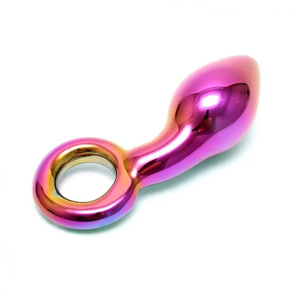 Rimba Dildos Sensual Multi Coloured Glass Kaleigh Dildo