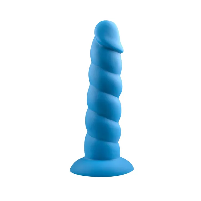 Rock Candy Dildos SugaDaddy 7 Inch Dong Blue