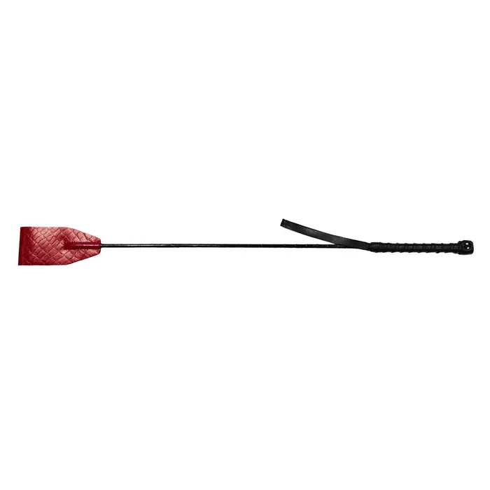 Rouge Garments Leather Croc Print Ridding Crop Rouge Garments Restraints