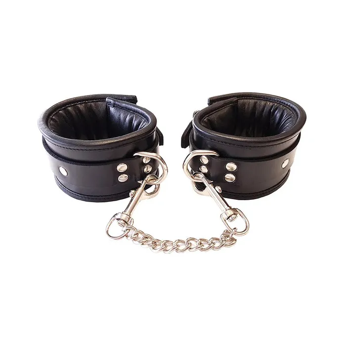 Rouge Garments Wrist Cuffs Padded Black Rouge Garments Restraints